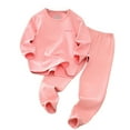 thumbnail image 5 of Tween Boys Pajamas Set Solid Crewneck Pullover Top Summer Girls Outfit Boys Clothes 12-13 Years, 5 of 5