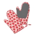 thumbnail image 5 of Gaeub Strawberry And Flowers Print Oven Mitts and Potholders BBQ Gloves,Oven Mitts with Silicone, Non-Slip Cooking Gloves for Cooking Baking Grilling (2 Count), 5 of 6
