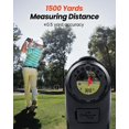 thumbnail image 3 of Telémetro de golf Bestsee de 1500 yardas con pendiente, recargable por USB-C, 3 of 9