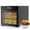 Black, variant on EDX 8-Tray Food Dehydrator, 500W, 85-185°F, Adjustable Temperature, 48-Hour Timer, Low Noise Overheat Protection for Fruit, Nut, Meat, Vegetables, Black