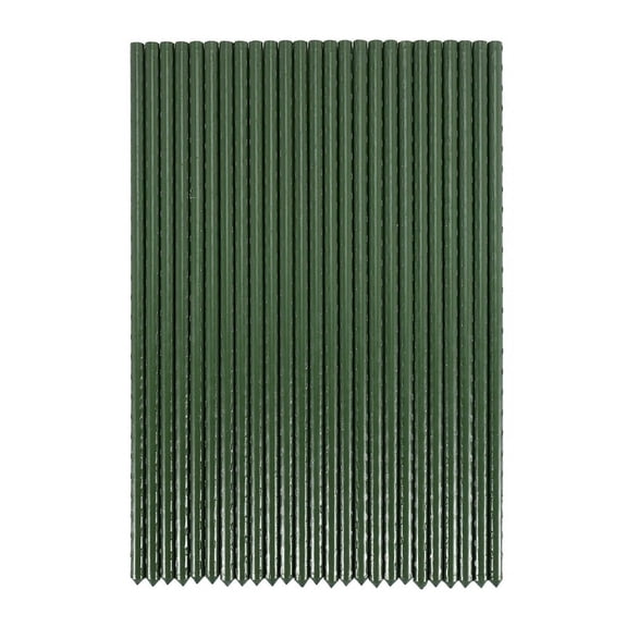 25 Pack Garden Stakes Metal Plastic Coated Plant Cage Supports Climbing for ,Trees,Cucumber,Fences,Beans,40cm