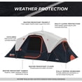 thumbnail image 6 of CORE 9 Person Extended Dome BlockOut Family Camping Tent, 6 of 8