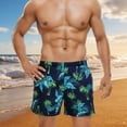 thumbnail image 2 of Men's Swimming Trunks Swim Shorts Beach Board Shorts Briefs Spa Trunks Breathable Swimwear Boxers Underwear Gym Stretchy Bathing Suit Digital Printed Swimsuit Bottom One Size, 2 of 6