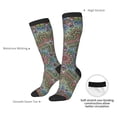 thumbnail image 4 of Sigee Snowflake Colorful for Socks for Men Women Socks Stocking Compression Socks, 4 of 6