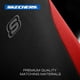 thumbnail image 3 of Fundas para Asiento de Coche Skechers Premium de Poliéster Transpirable Rojo, 3 of 6