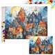 thumbnail image 1 of Con Cuentas Cuadradas 5D DIY Kit Casa Colorida Del 45x35cm, 1 of 9