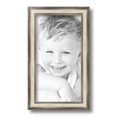 thumbnail image 1 of ArtToFrames 7x13" Antique Silver Panel Picture Frame, Silver Wood Poster Frame, with Regular Glass and 2 (FBPL-4760), 1 of 6