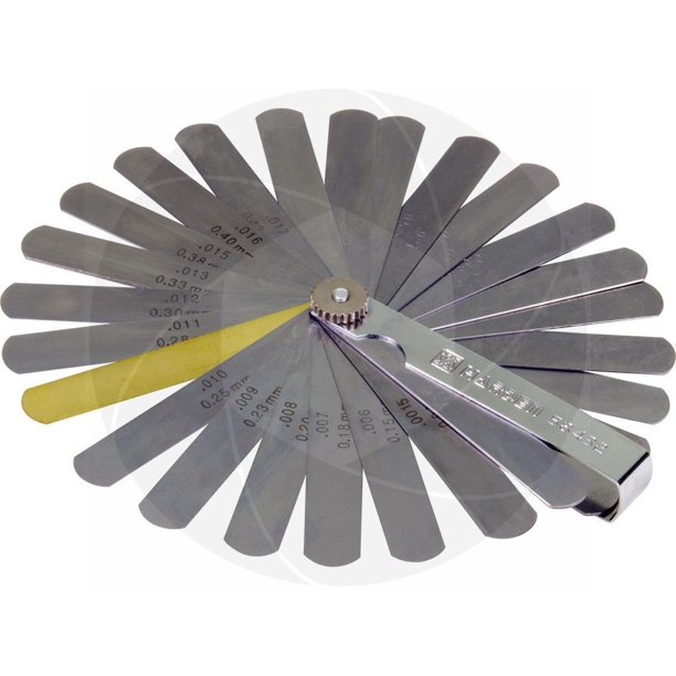 32Pcs 0.040.88mm Blade Gap Feeler Gauge Metric SAE Dual Reading Valve