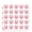 Clear, variant on Pig Face Farm Animal 1" Planner Calendar Scrapbooking Crafting Clear Stickers