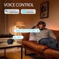 thumbnail image 5 of Smart WLAN plug, Wi-Fi plug with timer, mini plug, app remote control, current metering, Alexa/Google Home compatible, 2.4 GHz only, 10A, 5 of 5