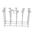 thumbnail image 3 of Fryer Skewer Stand, Vertical Kabob Grill Rack Durable Stainless Steel High Temperature Resistant   For Kitchen Round,Square, 3 of 8