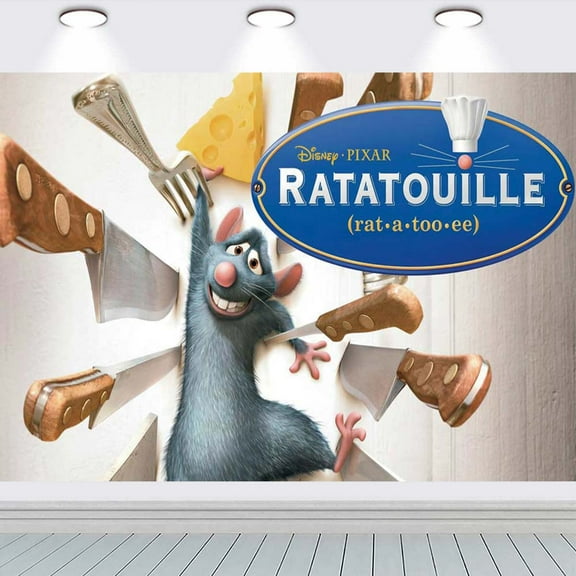 Ratatouille school Poster Backdrop Banner Party Supplies Birthday Decorations Background for Photography Taspestry