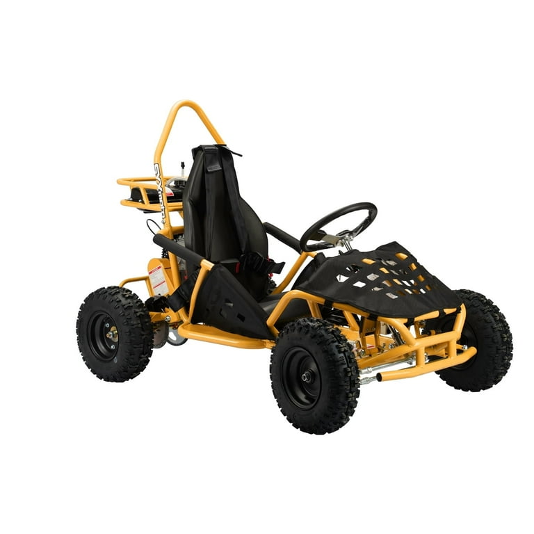 SYX MOTO Teens Gasoline Go Kart GK-49A 50cc 4 Stroke, School Bus