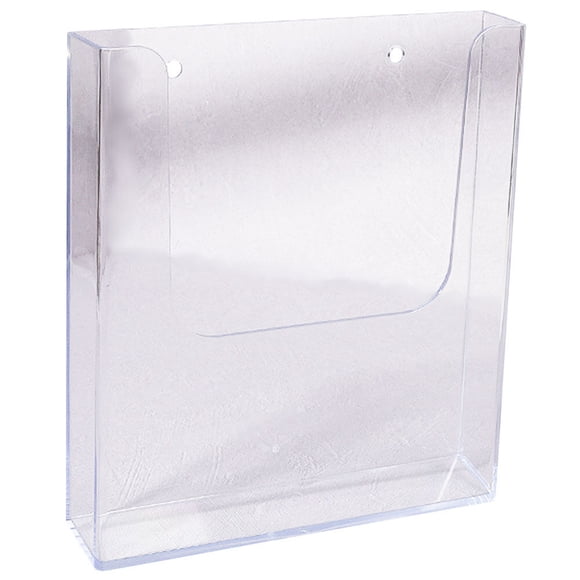 RENACLIPY Plastic Wall File Holder Transparent PS Wall Display Document Organization 1Set