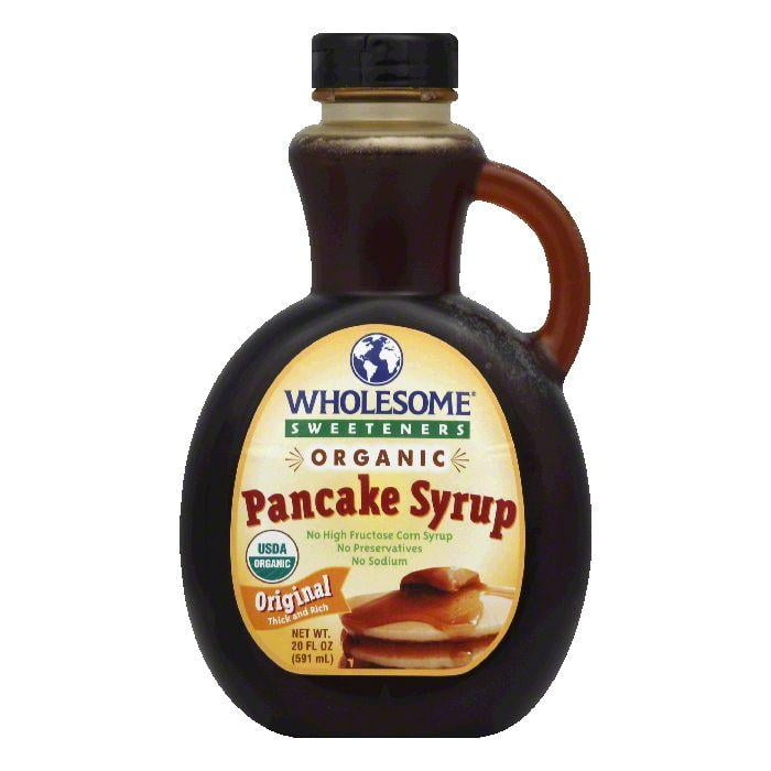 Wholesome Sweeteners Original Organic Pancake Syrup, 20 OZ (Pack of 6