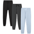 thumbnail image 2 of Sweet Hearts Girls' Sweatpants - Super Soft Athletic Performance Joggers: (3 Pack), 2 of 7