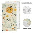 thumbnail image 4 of Yayeee Hand Towels for Bathroom Set of 2 Quick Dry Super Absorbent Soft Hand Shower Towels, 28" x 14", Halloween Cute Ghosts, 4 of 8