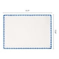 thumbnail image 6 of Farmhouse Placemats Set of 4 Linen Placemats for Dining Table Decor Indoor Washable Kitchen Table Mat Blue 17.7*12.6inch, 6 of 6