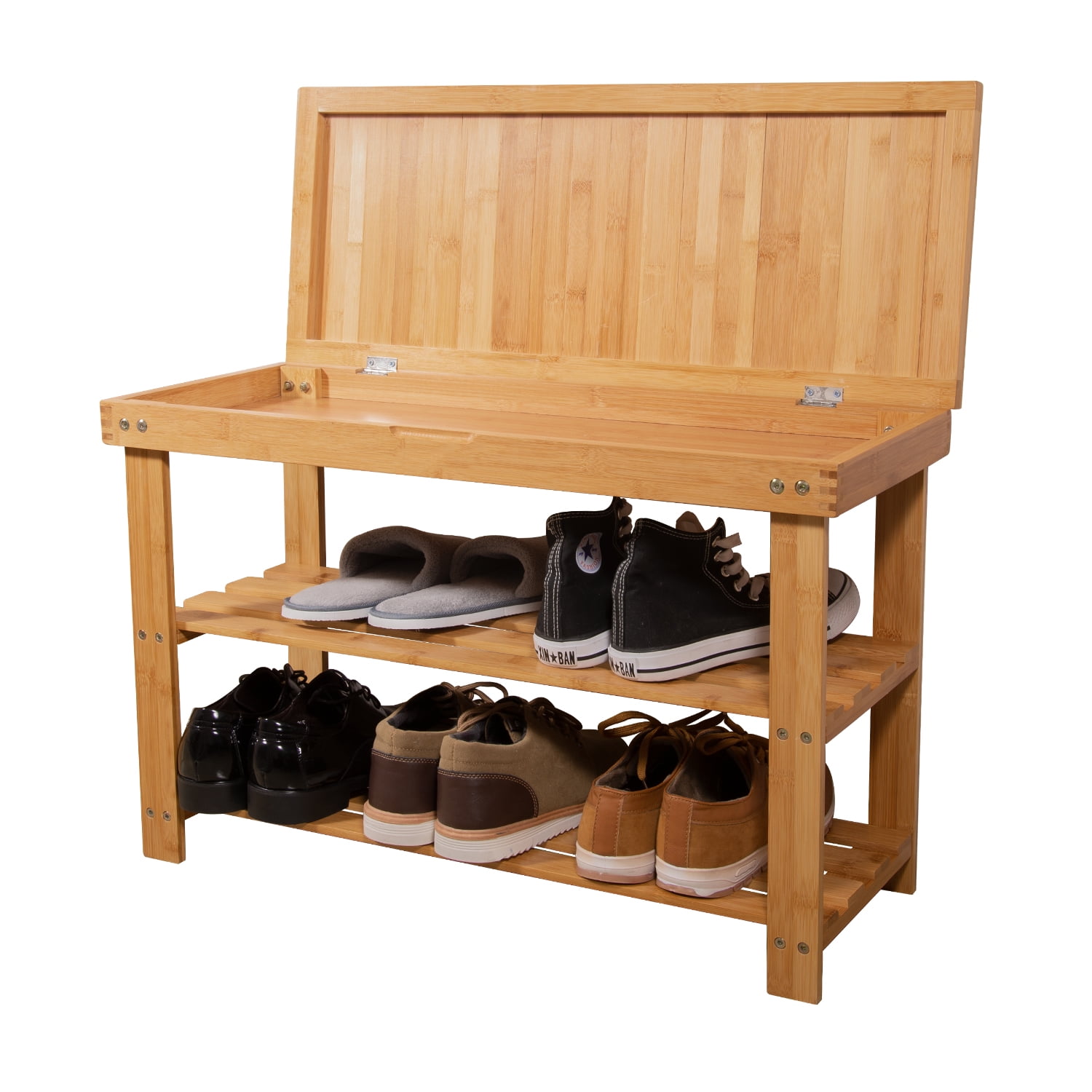 Multifunction Natural Bamboo Entryway Shoe Storage Household Shelf Shoe Bench With Cushion BB67 Shoe Bench 2-Tier Shoe Rack Multifunction Natural Bamboo Entryway Shoe Storage Household Shelf Shoe Bench With Cushion BB67 Shoe Bench 2-Tier Shoe Rack