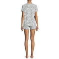 thumbnail image 3 of Jaclyn Crewneck T-Shirt and Boxers Sleep Set, 2-Piece, 3 of 6