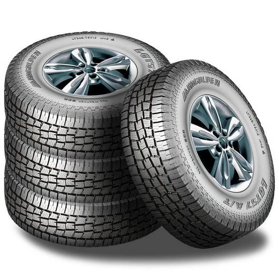 Set of 4 Landgolden LGT57 275/65R18 123S 10PR / Load E All-Terrain Truck SUV Tires 841623119485 / 275/65/18 / 2756518 Fits: 2019-23 Chevrolet Silverado 1500 LT Trail Boss, 2004-08 Ford F-150 FX4