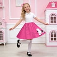 thumbnail image 2 of JFOPQVSM Kids Poodle Skirt for Girls 1950s Dress Costume for Dance Cosplay Career Day, 2 of 6