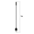 thumbnail image 3 of Cable de carga USB, adaptador liviano portátil de 2 pines flexible y duradero, cable de carga de 1 m, para uso de oficina en viajes con, 3 of 8