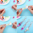 thumbnail image 4 of Jiibva 24Pcs Beadable Keychains Bars, Metal Beaded Keychain Blanks Bulk Making Supplies Kit with Lobster Hook for Pendant DIY Art Crafts, 4 of 6