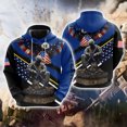 thumbnail image 3 of Sudadera con capucha con estampado 3D de veteranos de EE. UU., ropa para hombre, chándal con bandera de EE. UU., águila, informal, 3 of 5