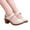 White, variant on Shoes Women Casual High Heels Thick Heels Sandals Shoes Fall Sale