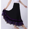 thumbnail image 3 of Circular Waltz Flamenco Practice Skirt for Ballroom Dancers Dance Class, 3 of 3