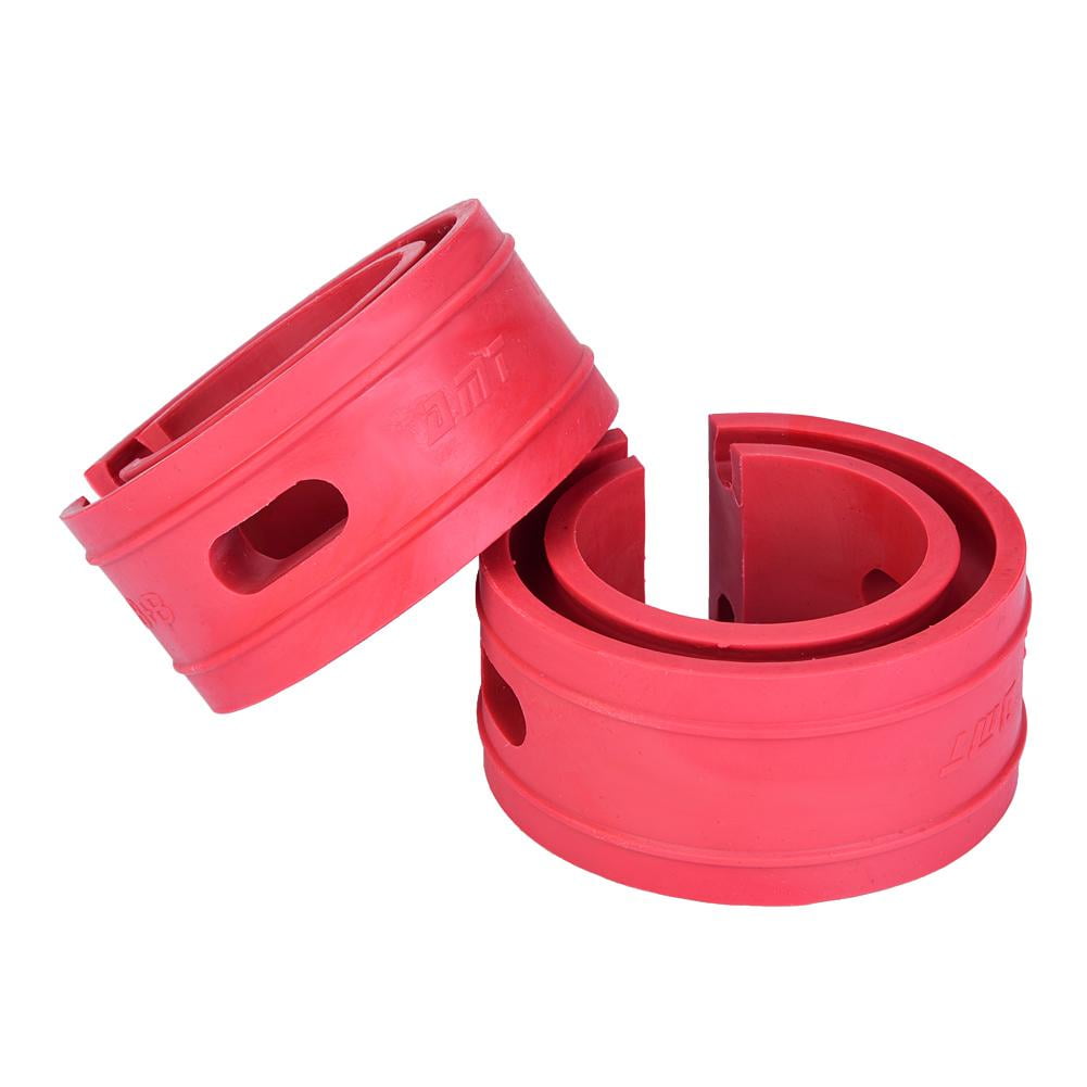 LYUMO 2pc Red Car Shock Absorber Buffer Spring Bumper Cushion Type AF