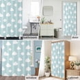 thumbnail image 2 of White Clouds Pattern Shower Curtain Set with Hooks, Sky Blue Waterproof Fabric Bathroom Curtains Decor Home Accessories,72X 96 Inch Extra Long, 2 of 9