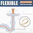 thumbnail image 2 of Ustris 33.4 " Drain Clog Remover(1pcs),  19.7 " Drain Snake Hair Remover(6pcs) ＆ Cleaning Brush(2pcs), Hair Catcher Drain Auger Cleaner Tool Set For Toilet, Kitchen Sink, Bathroom Tub, Sewer, 9 Pack, 2 of 8