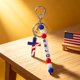 thumbnail image 4 of Acrylic Letter Beaded Keychain Pendant, 4 of 5