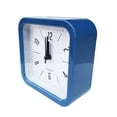 thumbnail image 3 of Reloj despertador Cateissary silencioso Digital cuadrado de plástico Azul con luz nocturna, 3 of 6