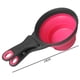 thumbnail image 4 of Pet Cat Dog Food Feeder Cuchara Clip de sellado plegable Scoop Bowl (Rosa M) Ndcxsfigh Nuevos Originales, 4 of 4