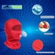 thumbnail image 2 of Máscara facial Ski Mask Achiou Summer Balaclava con protector UV, color rojo, 2 of 6