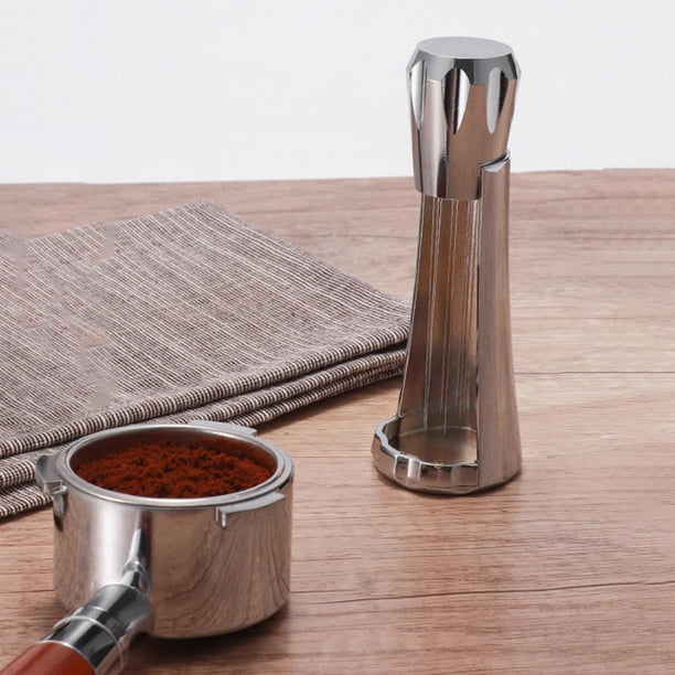 Agitador de mano Macarena Tamper Coffee Grounds para Barista Kitchen plata 1