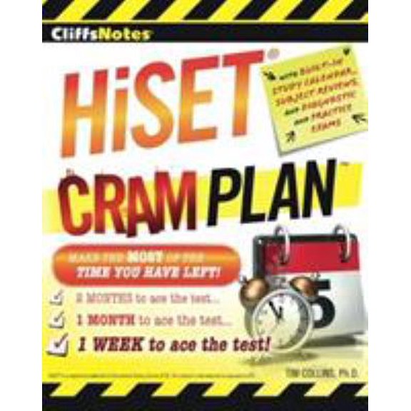 Pre-Owned Cliffsnotes Hiset Cram Plan (Paperback) 0544373308 9780544373303