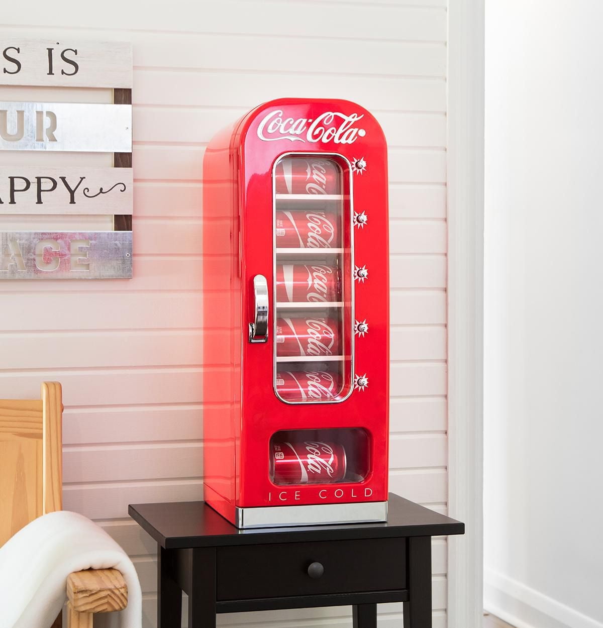 Coca-Cola Retro Vending Machine Mini Fridge, AC/DC, Classic Design