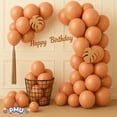 thumbnail image 2 of PMU 11 Inch Metallic Radiant Rose Gold Latex Balloon Pkg/50, 2 of 6