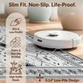 thumbnail image 6 of Design&I 2'x3' Washable Accent Rug Pet Friendly & Non-Slip Built-In Grip Door Curved Lattice Border Details Decorative Front Boho for Kitchen, Station, 6 of 7