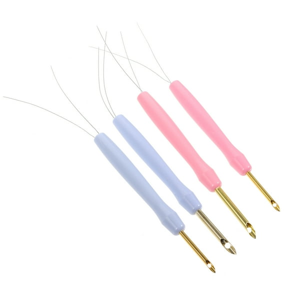 WHAMVOX 4 Pcs Needles Punch Needle Pen Embroidery Needle 13.70X1.30X1.30CM