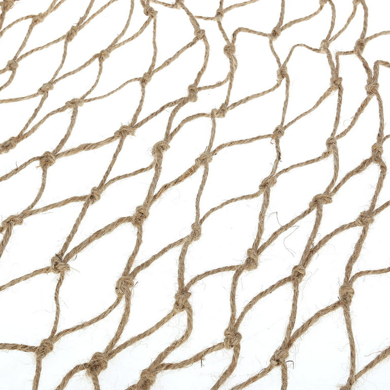 OUNONA 100*200cm Mediterranean Style Decorative Fish Netting Marine Fishing  Net Wall Decoration Photographing Background 