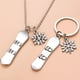 thumbnail image 3 of BRIGHTFUFU 5pcs colgando llaveros llaves adorables colgantes trineos portátiles de esquís portátil colgantes, 3 of 8