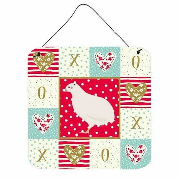 Carolines Treasures CK5384DS66 6 x 6 in. Texas Quail Love Wall or Door Hanging Prints
