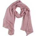 thumbnail image 1 of Verona Collection Womens Solid Hijab Bufanda Wrap, Rosa, Talla única, 1 of 1