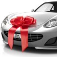 thumbnail image 1 of Lazo gigante de regalo Zoe Deco para coche, 58 cm, color rojo, premontado, 1 of 8
