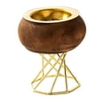 thumbnail image 4 of Quemador de incienso árabe, adorno de metal, base estable en forma de cono Sin tapa, 4 of 9